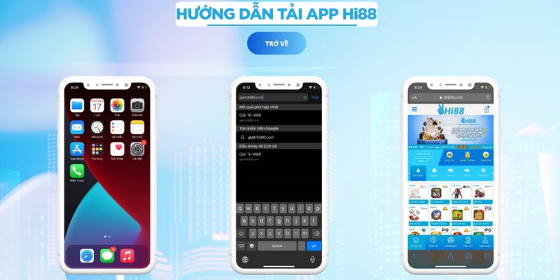 Hướng dẫn thao tác tải app Hi88 về IOS cực đơn giản